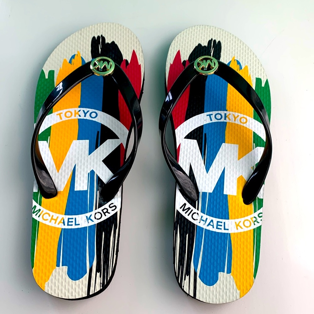 Michael Kors Tokyo Special Edition Flip Flops - Picture 3 of 6